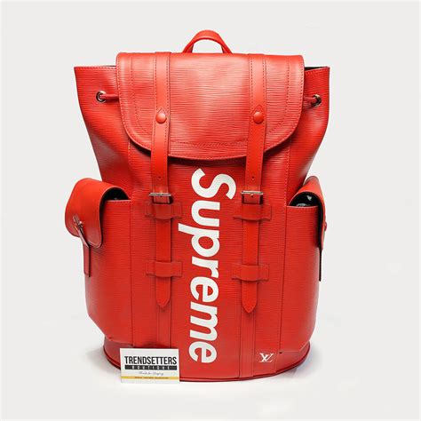 best replica supreme louis vuitton backpack|louis vuitton supreme raincoat.